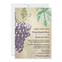 Invitations de mariage dans le vignoble de Toscane