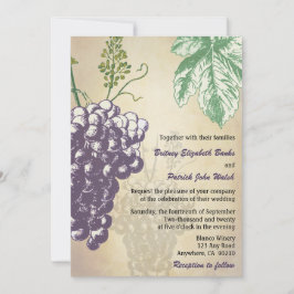 Invitations de mariage dans le vignoble de Toscane