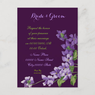 Invitations de mariage de budget, mariage de