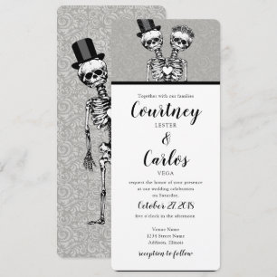 Invitations de mariage de couple unies
