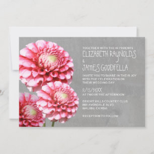 Invitations de mariage de Dahlia