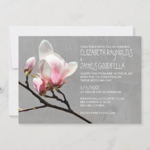 Invitations de mariage de la branche de Magnolia