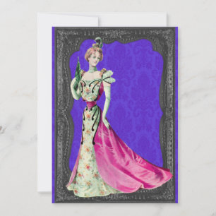 Invitations de mariage de la femme victorienne