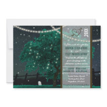 Invitations de mariage de la luciole Mason Jar