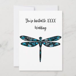 Invitations de mariage de libellules
