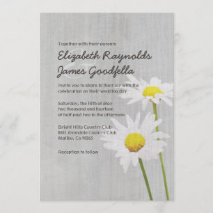 Invitations de mariage de maris Vintages