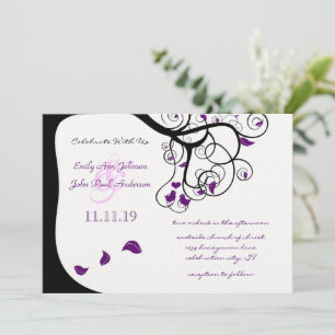Invitations de mariage des Inséparables de la Forê