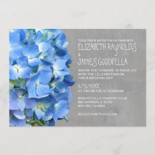 Invitations de mariage d'Hydrangea