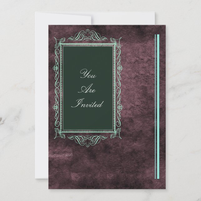 Invitations de mariage du cadre d'image (Devant)