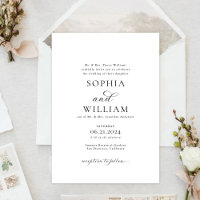 Invitations De Mariage Formelles Cordialement Invi