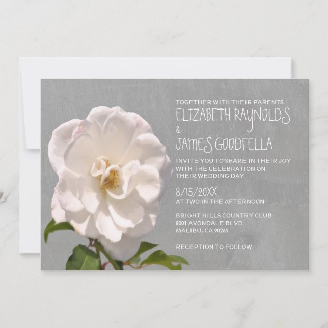 Invitations de mariage Gardenia (Devant)