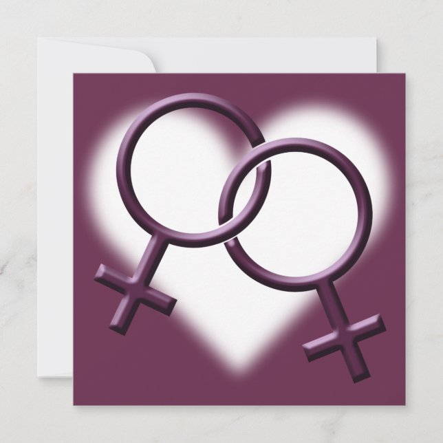 Invitations de mariage gay pride Cartes d'amour du (Devant)