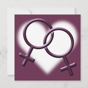 Invitations de mariage gay pride Cartes d'amour du