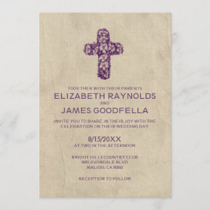Invitations de mariage inter-pays en fer