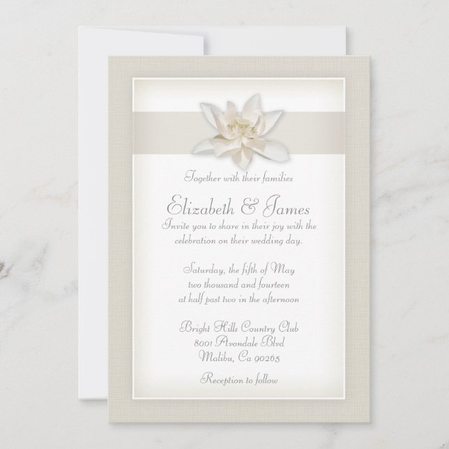 Invitations de mariage ivoiriennes (Devant)