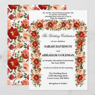Invitations de mariage juives traditionnelles - Ro
