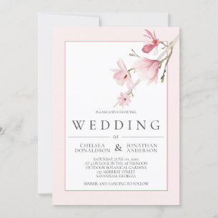 Invitations de mariage Magnolia Bloom