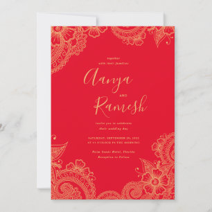 Invitations De Mariage Mehndi