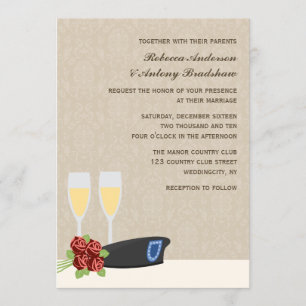 Invitations de mariage militaire
