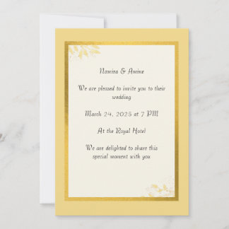 invitations de mariage minimalistes améliorées