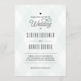 Invitations De Mariage Moderne Plaid