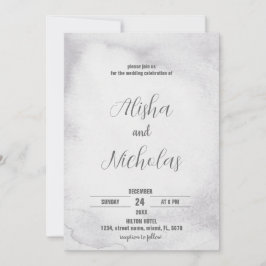 Invitations de mariage noir et blanc