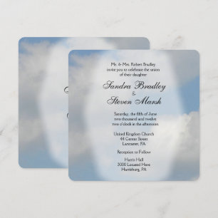 Invitations de mariage nuage