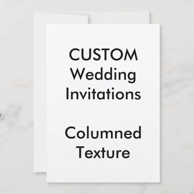 Invitations de mariage personnalisées COLONNÉES 5" (Devant)