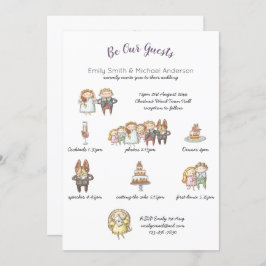 Invitations de mariage pour animaux capricieux
