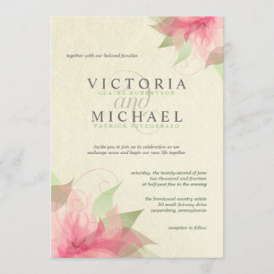 Invitations de mariage pour papier Recyclé écologi