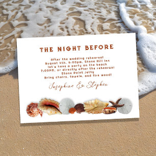 Invitations de mariage Rehearsal Beach Party