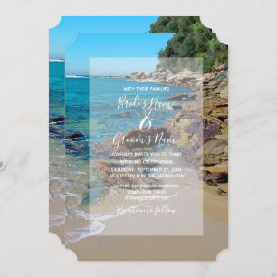 Invitations de mariage Rocky Beach