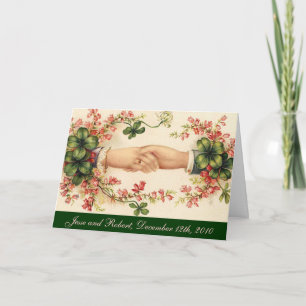 Invitations de mariage romantique irlandais
