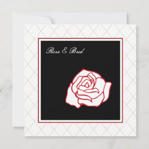 Invitations de mariage rose