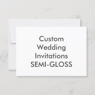 Invitations de mariage SEMI-GLOSS 5" x 3,5"