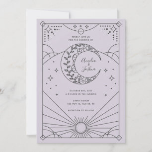Invitations de mariage Stardust