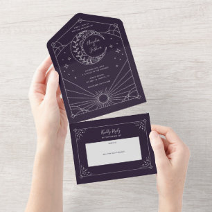 Invitations de mariage Stardust