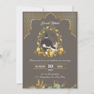 Invitations de mariage style andalou