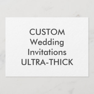 Invitations de mariage ULTRA-THICK 360lb 7" x 5"