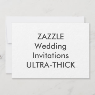 Invitations de mariage ULTRA-THICK 7" x 5"