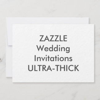 Invitations de mariage ULTRA-THICK 7" x 5"