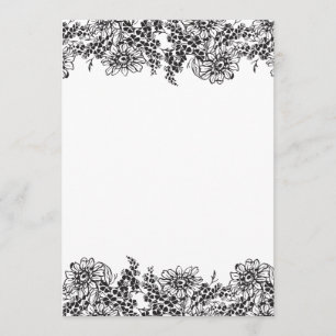 Invitations de mariage vides