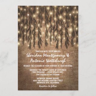 Invitations de mariage vintage du Willow Tree de p