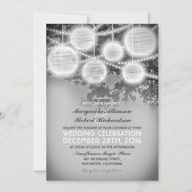 invitations de mariage vintages (Devant)