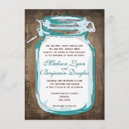 Invitations de Mariages campagnards rustiques turq