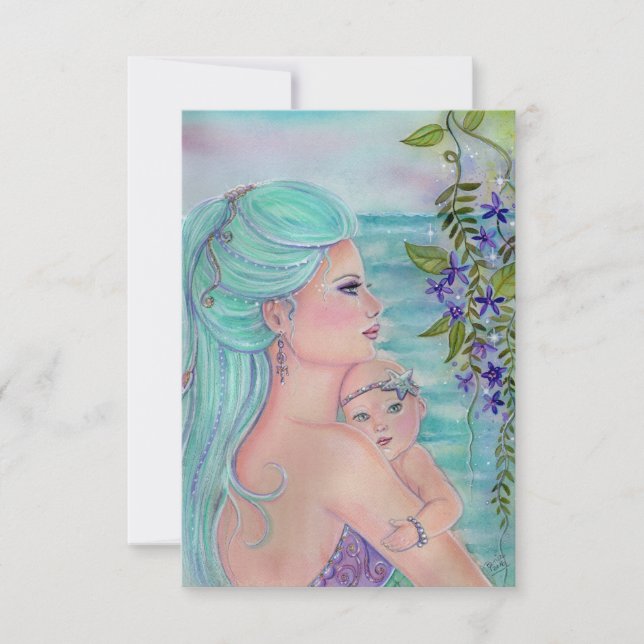 Invitations de mères de famille et de bébés par Re (Devant)