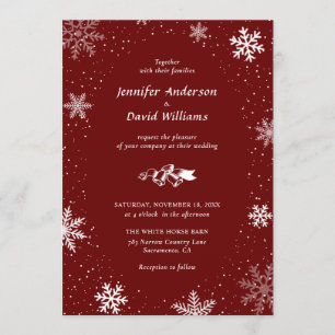 Invitations de noces de Noël de Noël de Flambeau r
