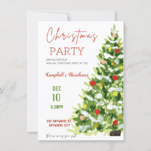 Invitations de Noël