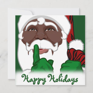 Invitations de Noël aux Père Noël d'Amérique Afric