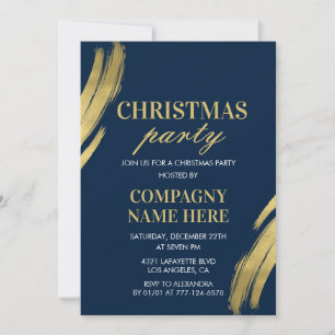 Invitations de Noël de l'entreprise Marine